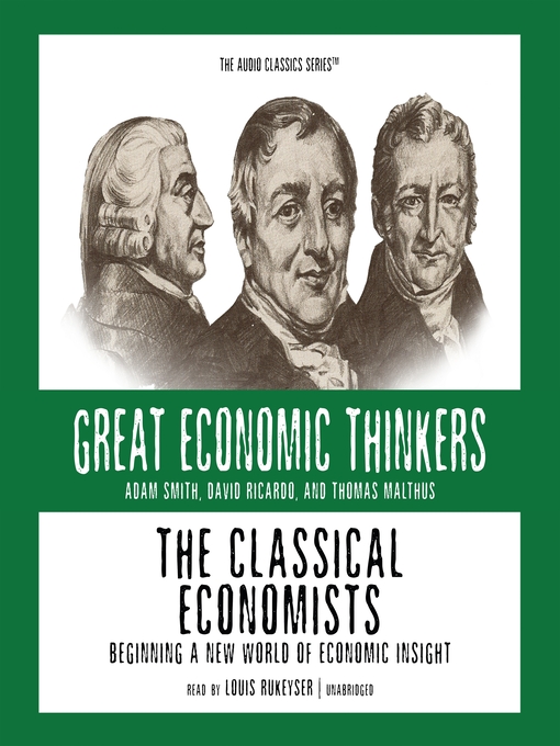 Title details for The Classical Economists by E. G. West - Wait list